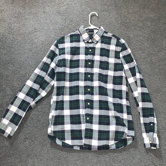 Slim Vintage J. Crew Oxford Shirt - Picture 1 of 4